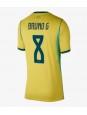 Brasilien Bruno Guimaraes #8 Heimtrikot für Frauen WM 2026 Kurzarm Brasilien Bruno Guimaraes #8 Heimtrikot für Frauen WM 2026 Kurzarm